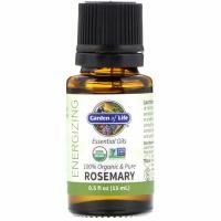 Garden of Life, 100% Organic & Pure, Essential Oils, Energizing, Rosemary, 0.5 fl oz (15 ml)