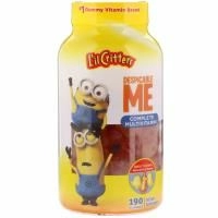L'il Critters, Комплекс мультивитаминов "Гадкий Я", натуральные фруктовые вкусы, 190 жевательных таблеток