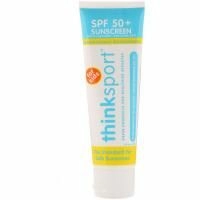 Think, Thinksport, солнцезащитный крем, фактор защиты от солнца 50+, для детей, 3 ж. унц. (89 мл)