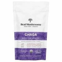 Real Mushrooms, Чага, органический экстракт грибов в порошке, 150 г (5,29 унции)