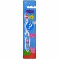 Brush Buddies, Свинка Пеппа с крышечкой, Мягкая, 1 зубная щетка
