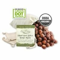 NaturOli, Organic, отобранные вручную мыльные орехи с 2 муслиновыми мешочками на кулиске, 16 унций