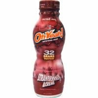One Brands, Питательный коктейль, Клубника и сливки, 14 унций (414 мл)