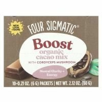 Four Sigmatic, Грибная смесь для приготовления горячего какао, 10 пакетиков, 0,2 унц. (6 г) каждый