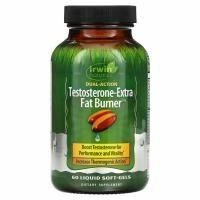 Irwin Naturals, Тестостерон-Дополнительный сжигатель жира 60 софтгелей