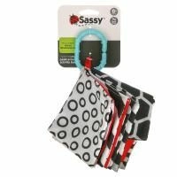 Sassy, Развивающие игрушки, тетрадь Peek-A-Boo, для детей от 0 месяцев, 1 штука