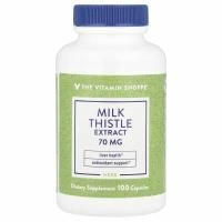 The Vitamin Shoppe, Экстракт расторопши, 70 мг, 100 капсул