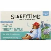 Celestial Seasonings, Wellness Tea, средство для укрощения горла, без кофеина, 20 чайных пакетиков, 34 г (1,2 унции)