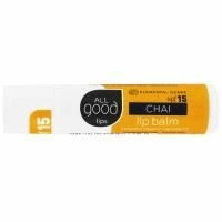 All Good Products, All Good Lips, Lip Balm, SPF 15, Chai, 4.25 g