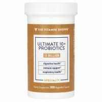The Vitamin Shoppe, Ultimate 10+, пробиотики, 13 млрд, 100 растительных капсул