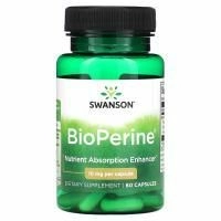 Swanson, BioPerine, 10 мг, 60 капсул