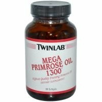 Twinlab, Мега масло примулы 1300, 60 гелевых капсул