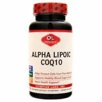 Olympian Labs, Альфа липоевая кислота CoQ10 60 вег капсул