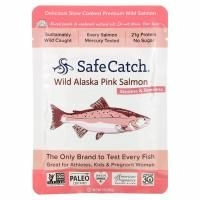 Safe Catch, Дикий аляскинский горбуша, без кожи и костей, 85 г (3 унции)