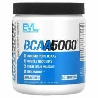EVLution Nutrition, BCAA 5000, Без Вкусовых Добавок, 10,6 унций (300 г)