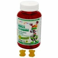Vitamin Friends, Мультивитамины, вегетарианские мишки, 90 мишек с виноградным пектином