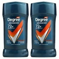 Degree, MotionSense, улучшенный дезодорант-антиперспирант, действие 72 часа, приключения, 2 шт. в упаковке, 76 г (2,7 унции)