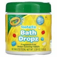 Crayola, Цвет, Bath Dropz, 60 таблеток