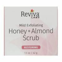 Reviva Labs, Скраб с миндалем и медом, 1,5 унц. (42 г)