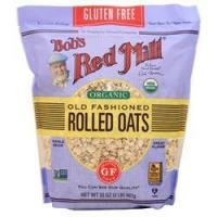 Bob's Red Mill, Органические аутентичные Овсяные хлопья (без глютена) 32 унции