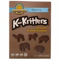 Kinnikinnick Foods, KinniKritters, шоколадное печенье в форме животных, 8 унций (220 г)