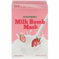 G9skin, Маска Strawberry Milk Bomb, 5 масок, 21 мл каждая