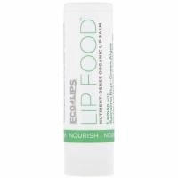 Eco Lips, Lip Food, питательный, насыщенный питательными веществами органический бальзам для губ, лимон, 4,25 г (0,15 унции)