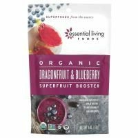 Essential Living Foods, Органический бустер из драконьего фрукта и черники, 113 г (4 унции)