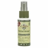All Terrain, Herbal Armor, средство, отпугивающее насекомых, помповый спрей без ДЭТА, 2,0 жидких унции (60 мл)