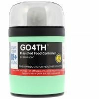 Think, Thinksport, GO4TH, изолированный контейнер для пищевых продуктов, мятно-зеленый, 12 унций (350 мл)