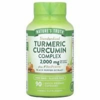 Nature's Truth, Комплекс куркумы и куркумина с экстрактом черного перца BioPerine®, 90 капсул с быстрым высвобождением