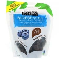 Stoneridge Orchards, Черника, в темном шоколаде, 5 унций (142 г)