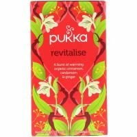 Pukka Herbs, Восстанавливающее средство, чай с натуральной корицей, кардамоном и имбирем, 20 пакетиков, 1.41 унций (40 г)