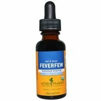 Herb Pharm, Пижма девичья (пиретрум), листья и цветки, нервная система, 1 жидкая унция (30 мл)
