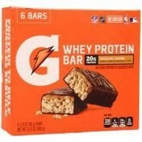 Gatorade, Восстановительный сывороточный протеиновый батончик Шоколад-карамель 6 батончиков
