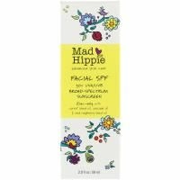 Mad Hippie Skin Care Products, Солнцезащитное средство для лица широкого спектра, SPF 30+, УФА-УФВ, 2 унц. (59 г)