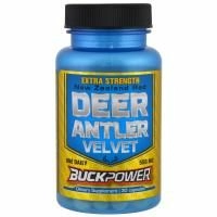 Natural Sport, порошок из оленьих пантов, повышенного действия, 30 капсул