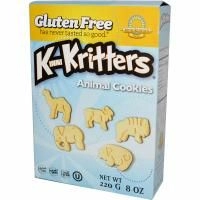 Kinnikinnick Foods, KinniKritters, Печенье в форме зверей 8 унции (220 г)