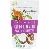 Essential Living Foods, Органический продукт, чудо-пища, смесь какао +шелковица + годжи, 6 унц. (170 г)
