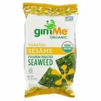 gimMe, Снеки из жареных водорослей, обжаренный кунжут, 10 г (0,35 унции)
