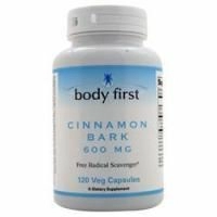 Body First, Кора корицы (600 мг) 120 капсул