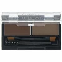 Rimmel London, Набор для моделирования бровей Brow This Way, 003 темно-коричневая палитра, 1 шт