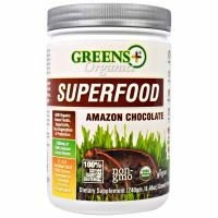 Greens Plus, Органический суперпродукт, Шоколад с Амазонки , 8.46 унций (240 г)