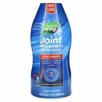 Nature's Way, Joint Movement Glucosamine, глюкозамин для подвижности суставов, натуральный ягодный вкус, 16 жидких унций (480 мл)