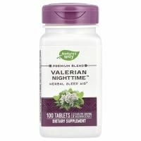 Nature's Way, Valerian Nighttime ™, 100 таблеток