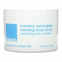 Lather, пенный скраб для тела с бамбуком и лемонграссом, 226 г (8 жидк. унций)