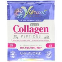 Green Foods Corporation, Vibrant Collagens, чистые коллагеновые пептиды, без ароматизаторов, 20 г