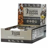 Dr. Murray's, Superfoods Protein Bars, Vegan Vanilla Almond Crave , 12 Bars, 2.05 oz (58 g) Each