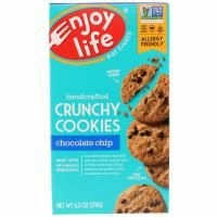 Enjoy Life Foods, Хрустящее печенье ручной работы с кусочками шоколада, 6,3 унции (179 г)