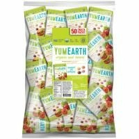YumEarth, Кислые драже, упаковка снеков (большая), 50 упаковок снеков по 20 г каждая
